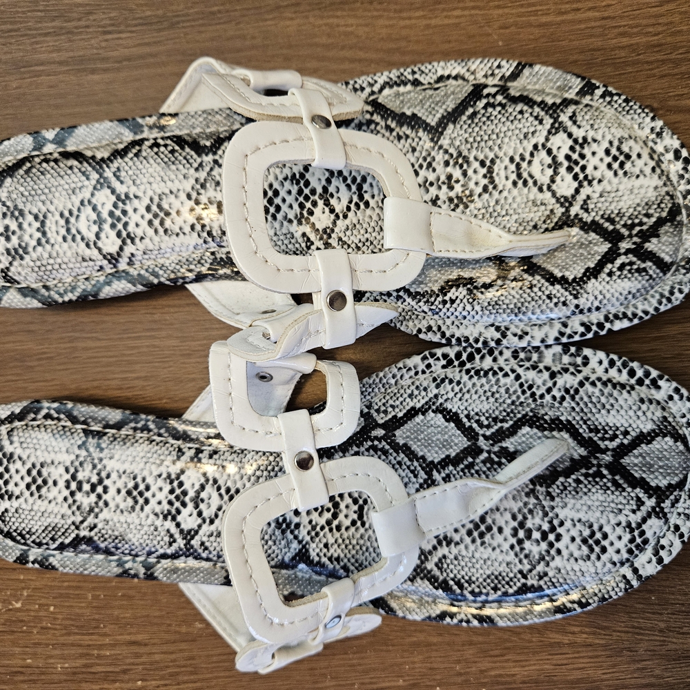 Women's Snakeskin Pattern Sandals